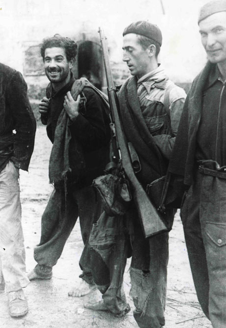 Partigiani della Brigata Fontanot, 1945